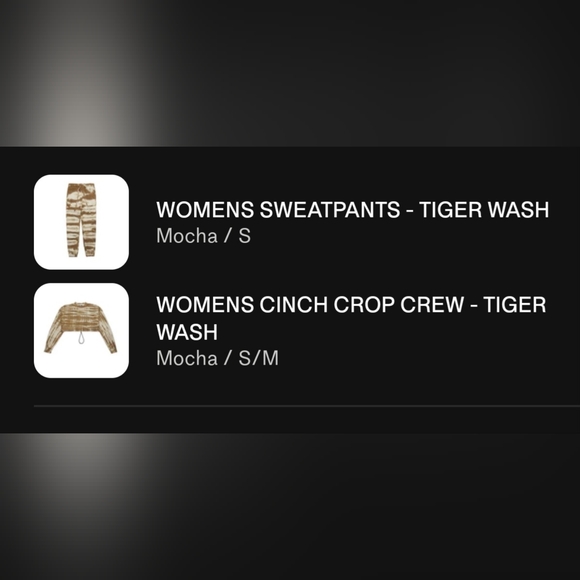 Sweatpants and crop top new - Picture 3 of 8